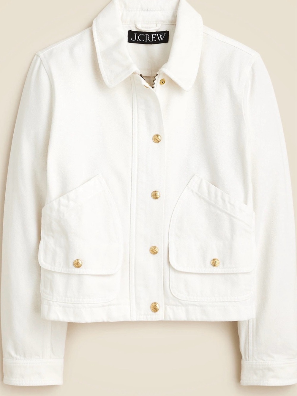 NWT J.Crew Women's Short Barn Jacket™ in cotton twill